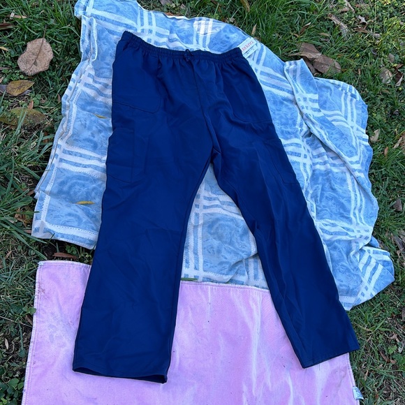 NWT Scrubaid Blue Tapered Fit Four Way Stretch Scrub Pants Nursing Uniform 2XL - Picture 13 of 16